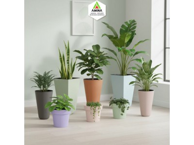 Новый уровень экологичности и стиля: Amina Sauda запускает производство декоративных кашпо из переработанного пластика