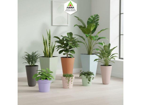 Новый уровень экологичности и стиля: Amina Sauda запускает производство декоративных кашпо из переработанного пластика