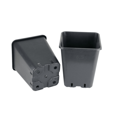 Горшок ВЫСОКИЙ 18x18x23см, объем 6,5л, литой (IRP-6.5)