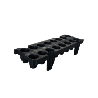 Кассета 16 ячеек 135 мл 595x195x127/147мм, КЛУБНИКА (литье) (IST-16)