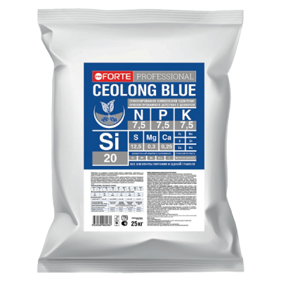 Удобрение Bona Forte гранулированное пролонгированное Ceolong Blue, 25 кг