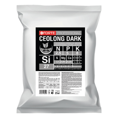 Удобрение Bona Forte гранулированное пролонгированное Ceolong Dark, 25 кг